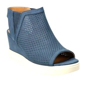 Somoma GrayBlue Wedge Sandals Size9.5